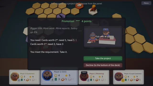 Take the project
