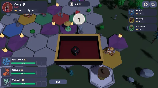 The die decides how far you move